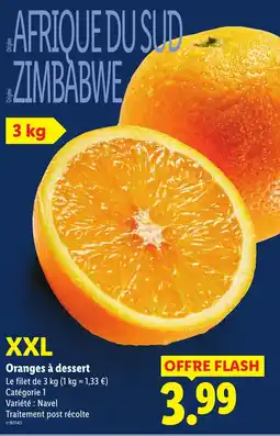 Lidl Oranges à dessert offre