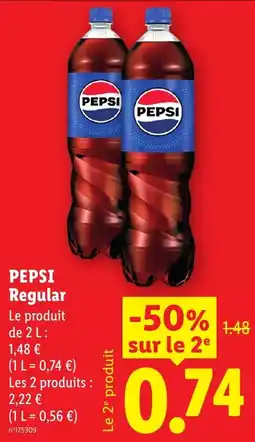 Lidl PEPSI Regular offre