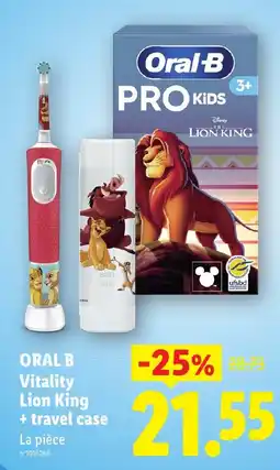 Lidl Oral-B Vitality Lion King offre