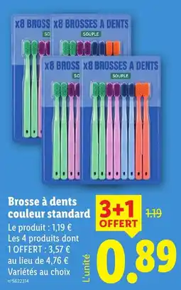 Lidl Brosse à dents offre