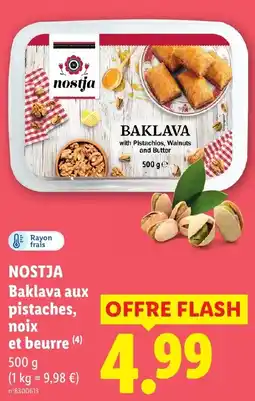 Lidl nostja Baklava offre
