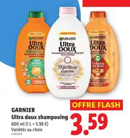 Lidl GARNIER Ultra doux shampoing offre