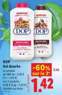 Lidl DOP Gel douche offre