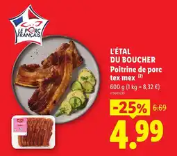 Lidl Le Porc Français Poitrine de porc offre