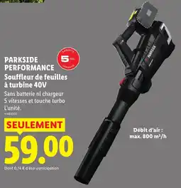 Lidl PARKSIDE Souffleur de feuilles offre