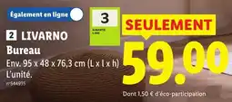 Lidl LIVARNO Bureau offre
