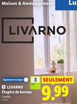 Lidl LIVARNO Étagère de bureau offre