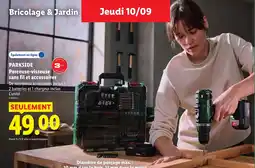 Lidl PARKSIDE Perceuse-visseuse sans fil offre