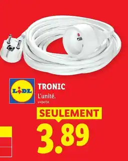 Lidl TRONIC offre