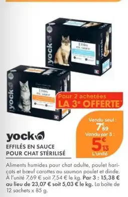 Point Vert yock EFFILÉS EN SAUCE offre