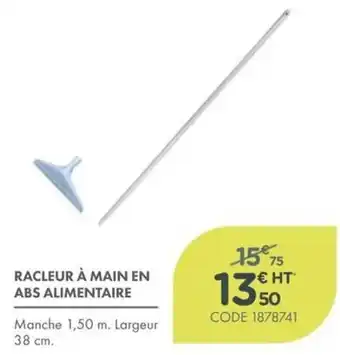 Racleur à main en ABS alimentaire