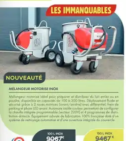 Point Vert MÉLANGEUR MOTORISE INOX offre