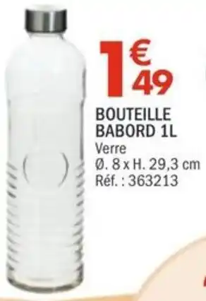 La Foir'Fouille BABORD BOUTEILLE offre