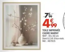La Foir'Fouille MARNY TOILE IMPRIMÉE offre