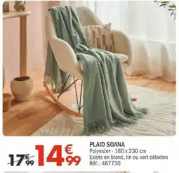 La Foir'Fouille PLAID SOANA offre