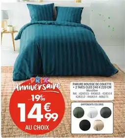 La Foir'Fouille CLEO PARURE HOUSSE DE COUETTE offre