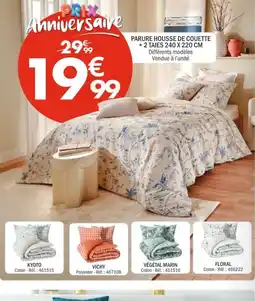 La Foir'Fouille PARURE HOUSSE DE COUETTE offre