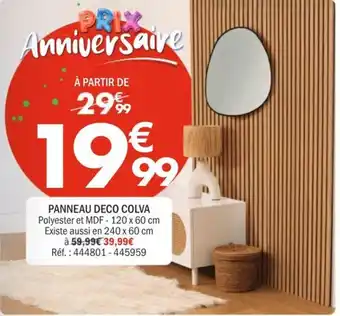 COLVA PANNEAU DECO