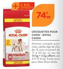 Point Vert ROYAL CANIN croquettes pour chien offre
