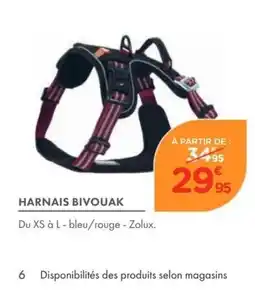 Point Vert Zolux Harnais bivouak offre