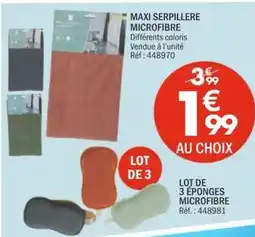 La Foir'Fouille MAXI SERPILLERE MICROFIBRE offre