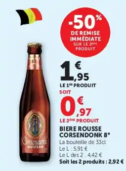 Super U Corsendonk Bière Rousse offre
