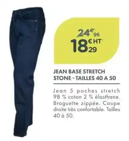Point Vert JEAN BASE STRETCH offre