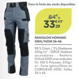 Point Vert HOWARD Pantalon offre