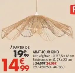 La Foir'Fouille ABAT-JOUR GINO offre