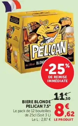 Super U PELICAN Bière blonde offre