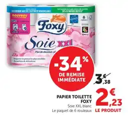 Super U Foxy Papier toilette offre