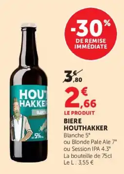 Super U HOUTHAKKER Bière offre