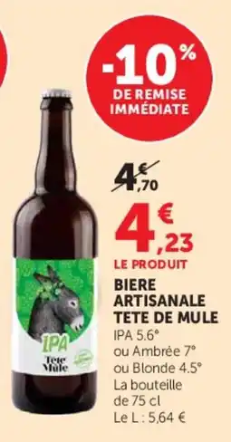 Super U Tete De Mule Biere Artisanale offre