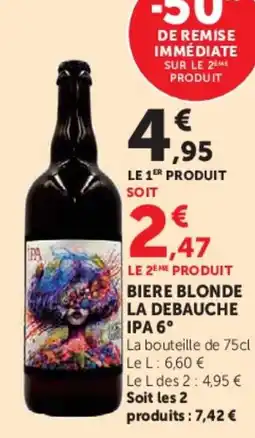 Super U La Debauche IPA offre