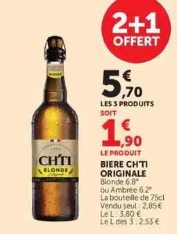 Super U CH'TI BIÈRE offre