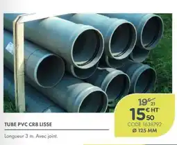 Point Vert TUBE PVC CR8 LISSE offre
