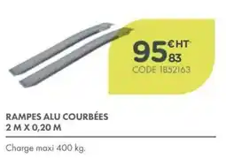 Point Vert RAMPES ALU COURBÉES offre
