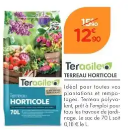 Point Vert Teragile Terreau horticole offre