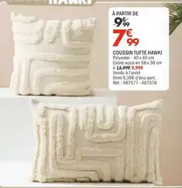 La Foir'Fouille HAWKI COUSSIN TUFTE offre