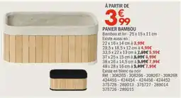 La Foir'Fouille PANIER BAMBOU offre