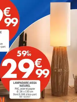 La Foir'Fouille Aissa Lampadaire Naturel offre
