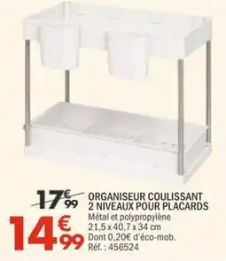 La Foir'Fouille ORGANISEUR COULISSANT offre