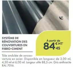Point Vert Système de rénovation des couvertures en fibro-ciment offre