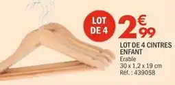 La Foir'Fouille Cintres Enfant offre