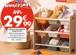 La Foir'Fouille MEUBLE RANGEMENT 9 BACS PLAY offre