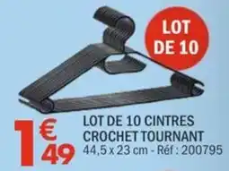 La Foir'Fouille CINTRES CROCHET TOURNANT offre