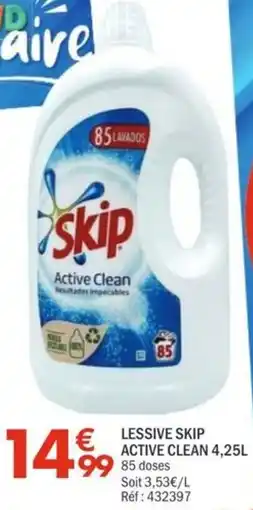 La Foir'Fouille SKIP Lessive Active Clean offre