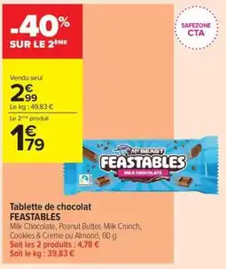 Carrefour Contact Mr BEAST FEASTABLES offre