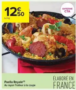Carrefour Contact Paella Royale offre