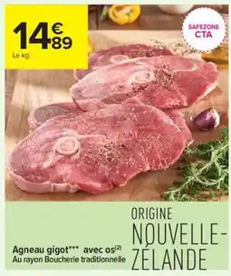 Carrefour Contact Agneau gigot*** offre